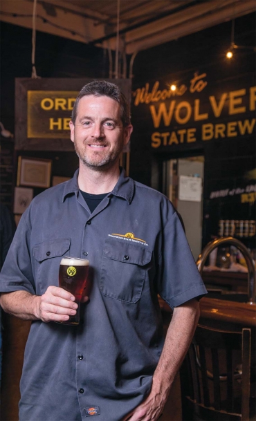 Matt Roy, owner/founder Wolverine Brewing