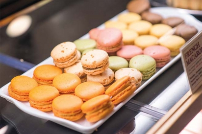 macaroons at sweetwaters coffee and tea