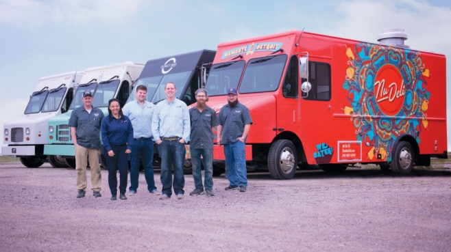 Detroit Custom Coach Food Trucks' crew