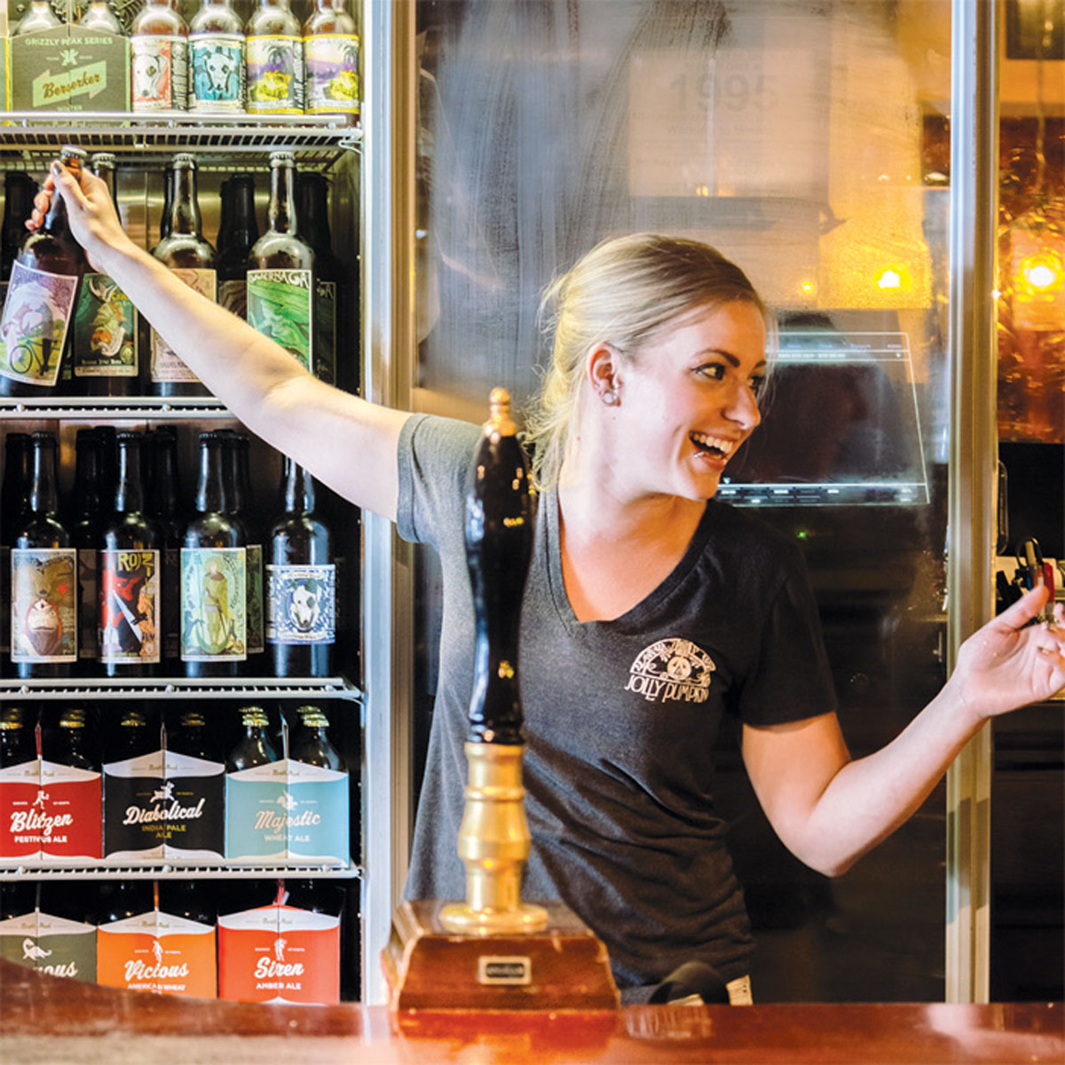 bartender at jolly pumpkin