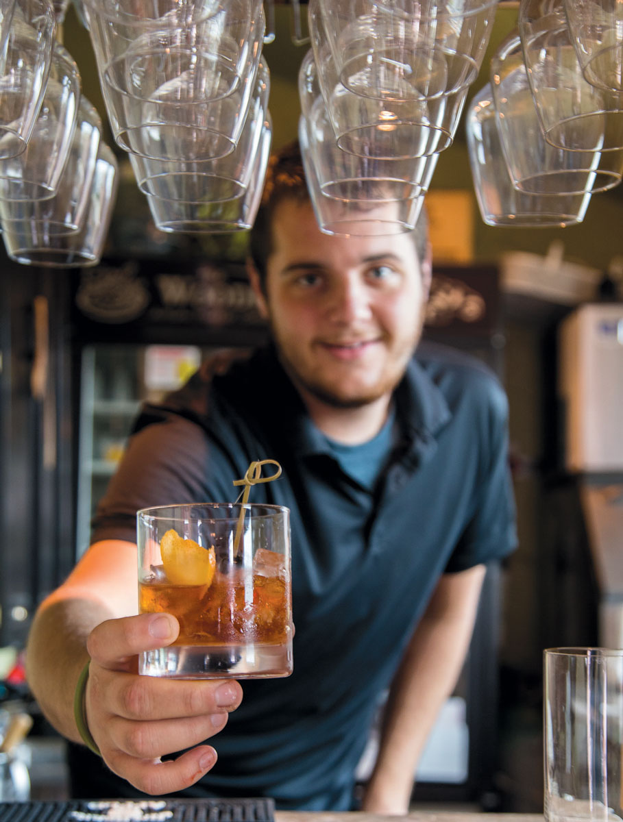 bartender at the Wooden Spoon