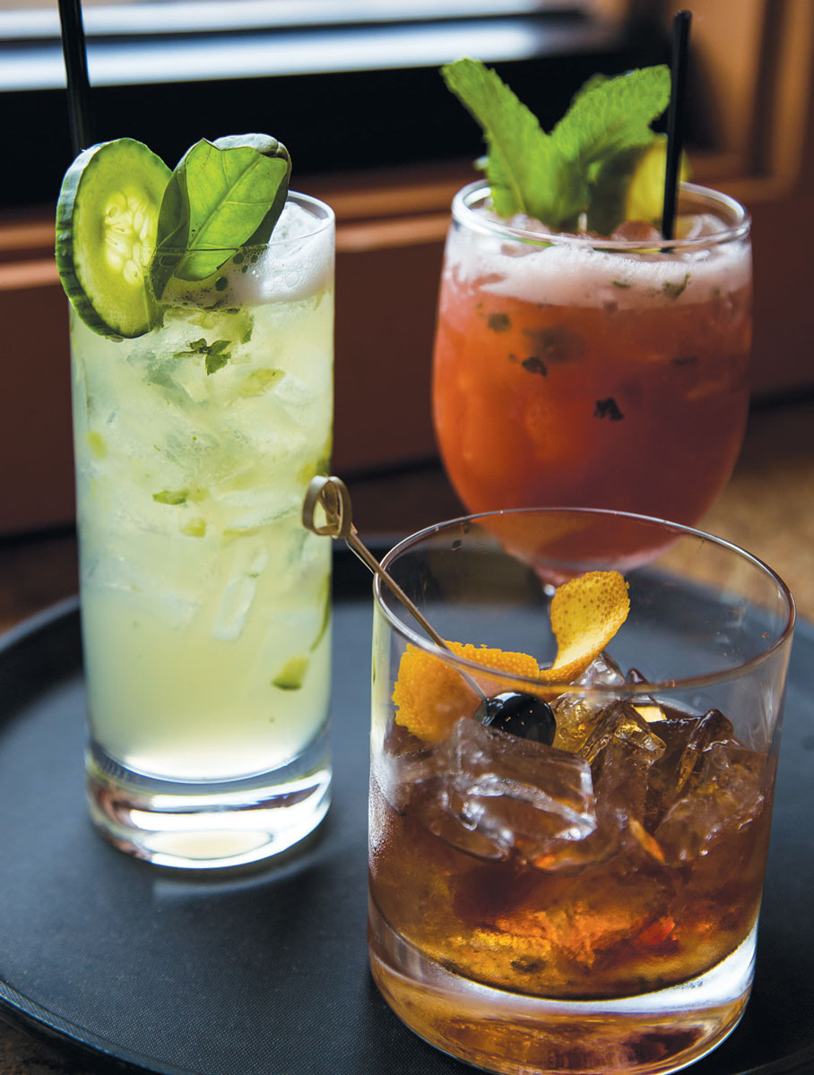 drinks at the Wooden Spoon