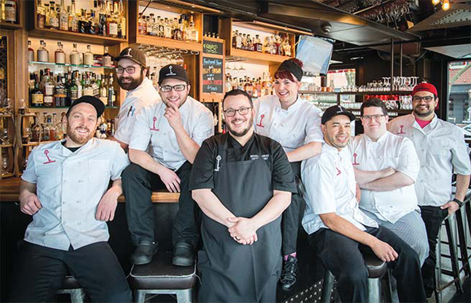 crew at townhouse restaurant