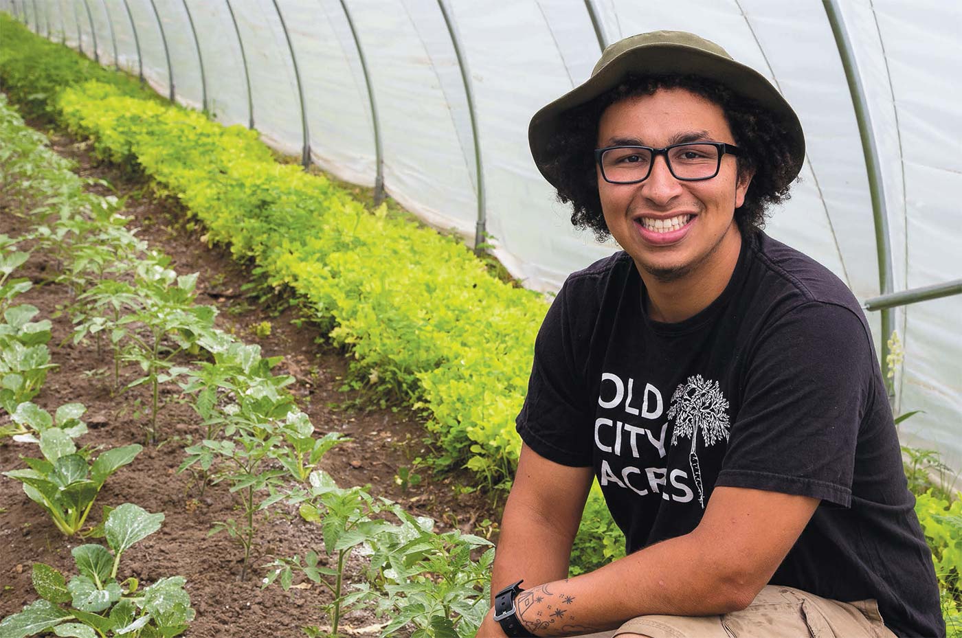 Alex Ball owner/farmer Old City Acres